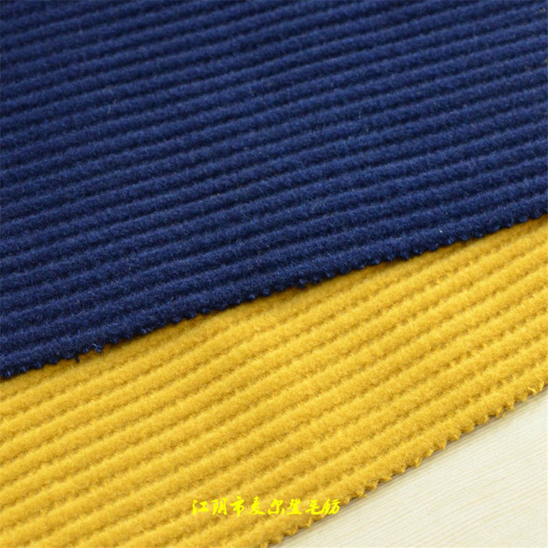 50%毛滌600克寬堅條呢