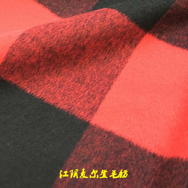 紅黑格子順毛格子順紅黑順毛格